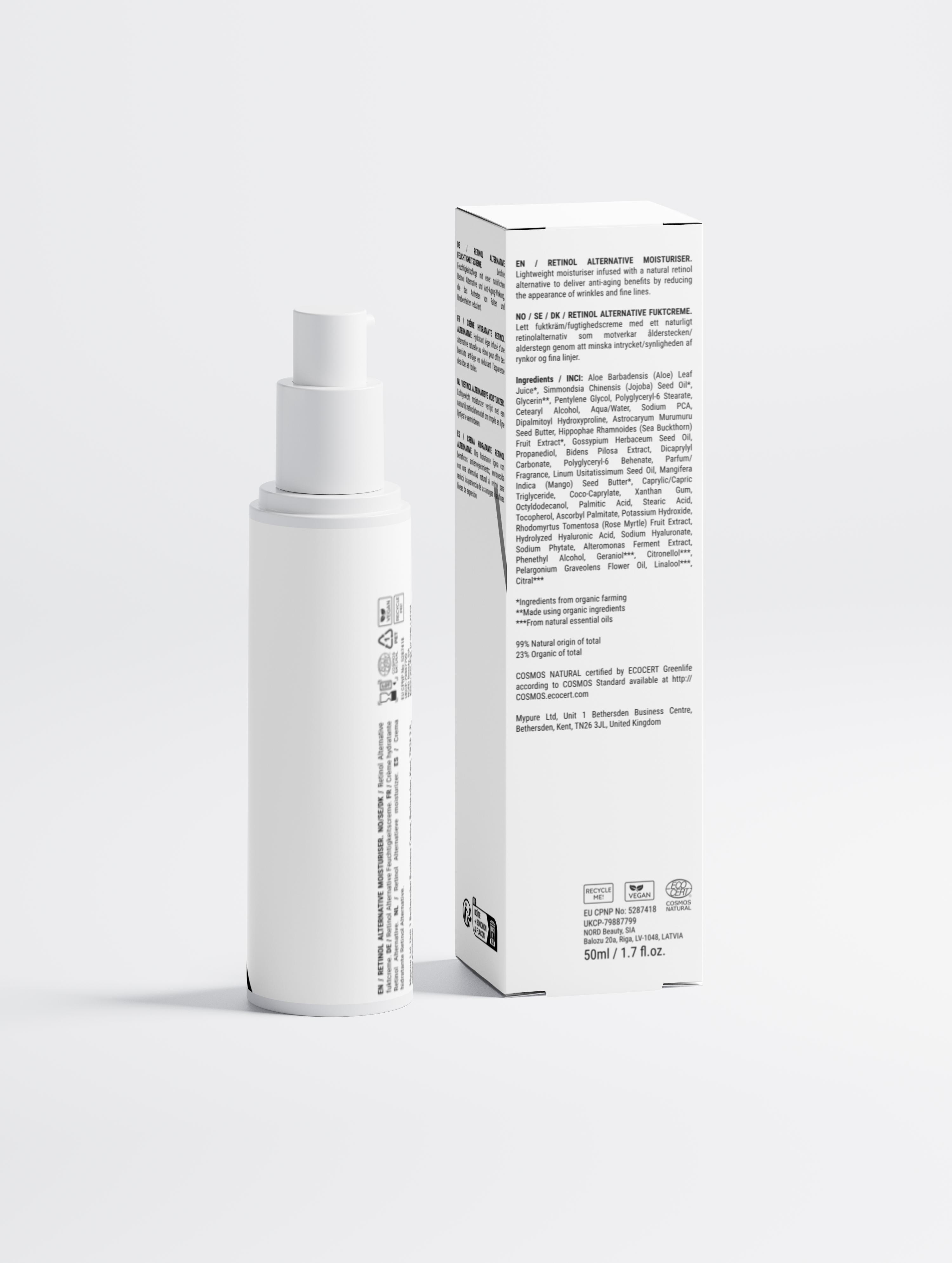 Retinol Alternative Moisturiser (Gentle Anti-Age Cream)